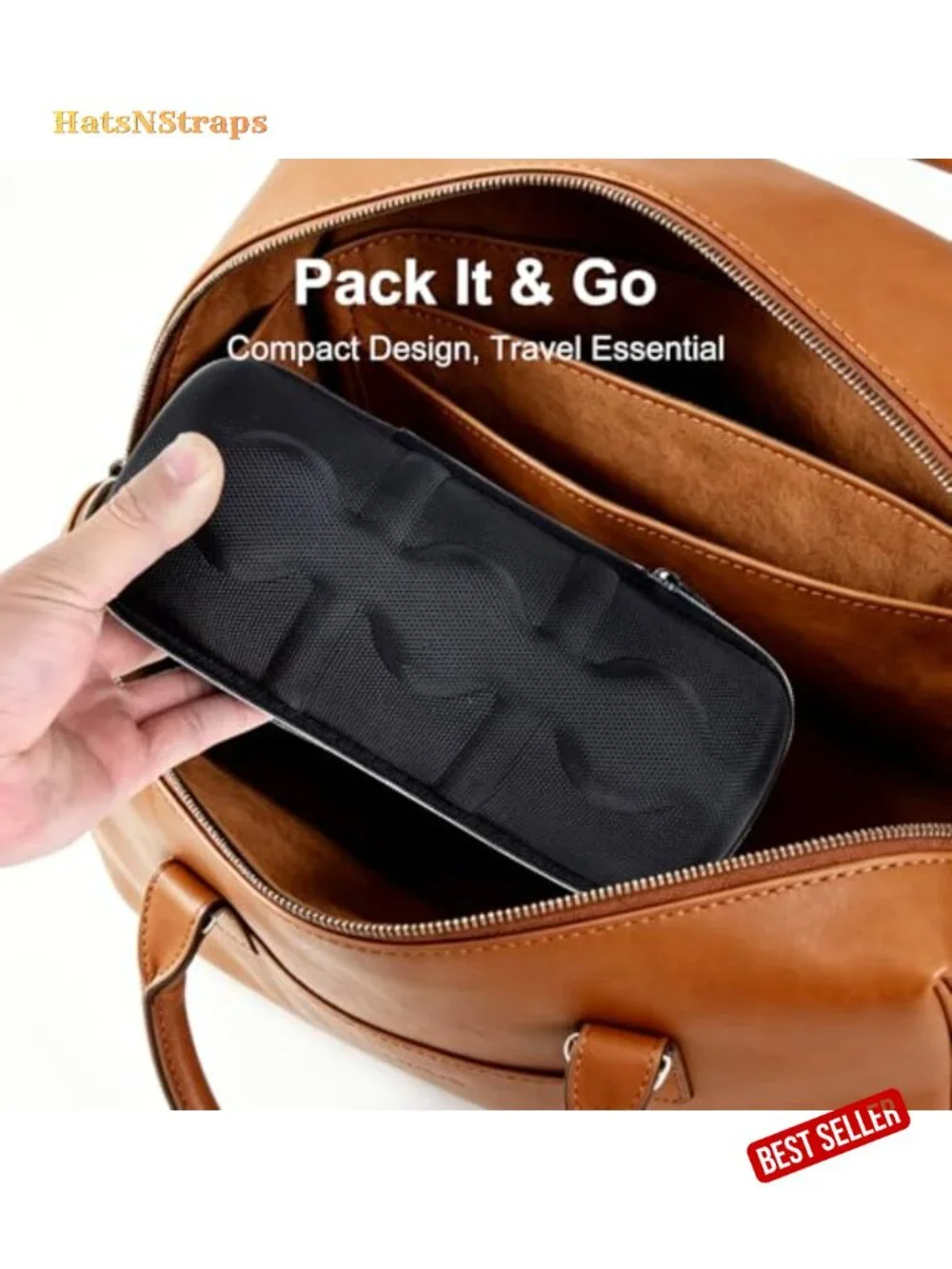 Hard Shell Watch Travel Case with Soft Interior & Pillow